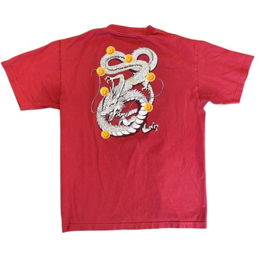 Primitive Dragon ball Z Red M Medium T Shirt Shenron Dragon Bird‎ House Shueisha